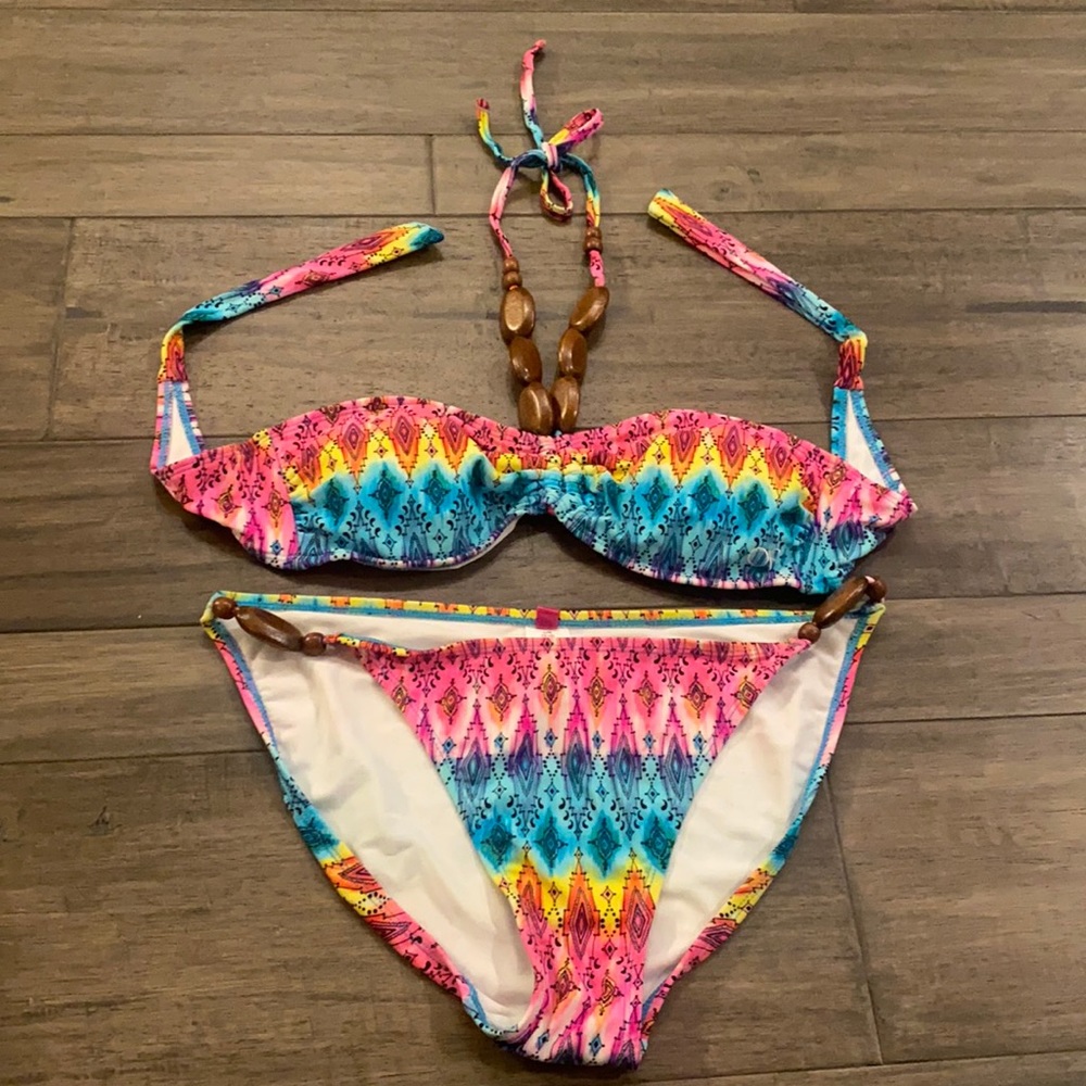 🚨4/$20 OP Bikini Top Size M7-9‎ Bottom Large